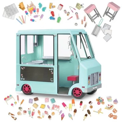 Our Generation Sweet Stop Ice Cream Truck With Electronics For 18" Dolls - Light Blue 13 Our Generation Sweet Stop Ice Cream Truck With Electronics For 18" Dolls - Light Blue - Image 11
