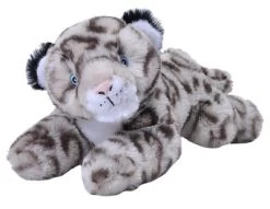 Wild Republic Ecokins Mini Snow Leopard Stuffed Animal, 8 Inches