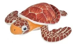 Wild Republic Cuddlekins Mini Loggerhead Sea Turtle Stuffed Animal, 8 Inches