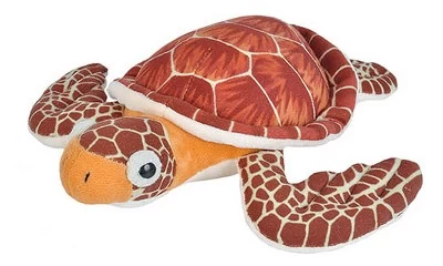 Wild Republic Cuddlekins Mini Loggerhead Sea Turtle Stuffed Animal, 8 Inches 3 Wild Republic Cuddlekins Mini Loggerhead Sea Turtle Stuffed Animal, 8 Inches