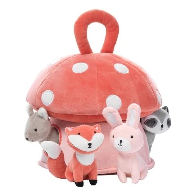 Lambs & Ivy Interactive Plush Mushroom House With Stuffed Animal Toys 5 Lambs & Ivy Interactive Plush Mushroom House With Stuffed Animal Toys - Image 3