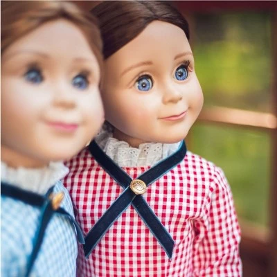 The Queen's Treasures 18 Inch Doll Clothes Mary Ingalls Blue Check Dress 8 The Queen's Treasures 18 Inch Doll Clothes Mary Ingalls Blue Check Dress - Image 6