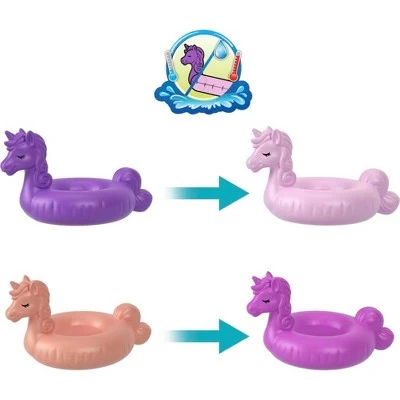 Polly Pocket Sparkle Cove Adventure Unicorn Floatie Compact Playset 4 Polly Pocket Sparkle Cove Adventure Unicorn Floatie Compact Playset - Image 2