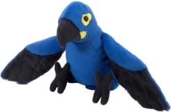 Wild Republic Cuddlekins Mini Hyacinth Macaw Stuffed Animal, 8 Inches