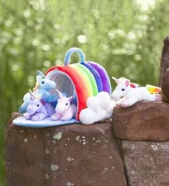 HearthSong Portable Plush Rainbow Unicorn Play Set With Four Unicorns And Rainbow Cottage -Dolls Discount Store GUEST b5525c3c 51bd 4a59 81d2 1f88b40a4768