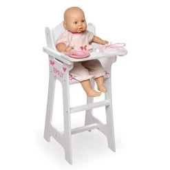Badger Basket Doll High Chair With Accessories And Free Personalization Kit -Dolls Discount Store GUEST b6bc64b0 15aa 40fd 9fc6 1561c9cdae59