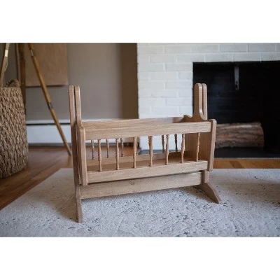 Remley Katie’s Collection Kids Wooden Doll Swinging Cradle - Ships Assembled 5 Remley Katie’s Collection Kids Wooden Doll Swinging Cradle - Ships Assembled - Image 3