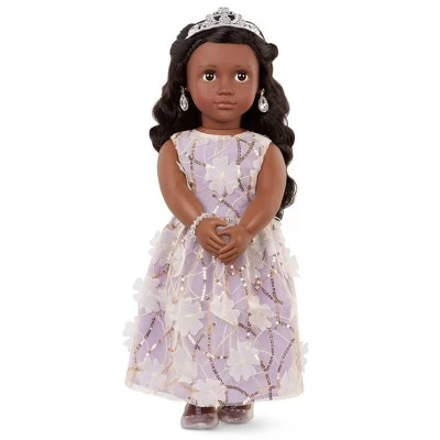 Our Generation Ambreal With Tiara & Floral Gown Outfit 18" Fashion Doll 4 Our Generation Ambreal With Tiara & Floral Gown Outfit 18" Fashion Doll - Image 2