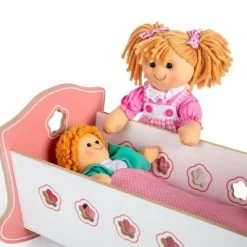 Bigjigs Toys Wooden Cradle For 10"-12" Doll -Dolls Discount Store GUEST b9514223 0b37 4263 b909 ccaf239c5938