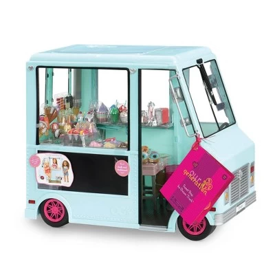 Our Generation Sweet Stop Ice Cream Truck With Electronics For 18" Dolls - Light Blue 14 Our Generation Sweet Stop Ice Cream Truck With Electronics For 18" Dolls - Light Blue - Image 12