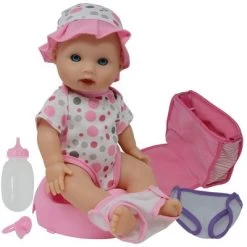 The New York Doll Collection 12 Inch Drink And Wet Potty Training Baby Doll -Dolls Discount Store GUEST bbb34fc1 1683 430d aa53 ea92f739bca3