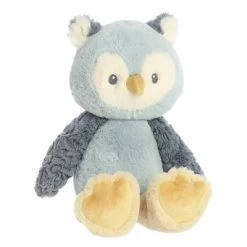 Ebba Cuddlers 14.5" Ollie Owl Blue Stuffed Animal