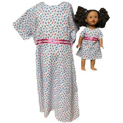 Doll Clothes Superstore Size 16 Matching Girl And Doll Flower Print Dresses 3 Doll Clothes Superstore Size 16 Matching Girl And Doll Flower Print Dresses