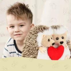 Bearington Lovie And Dovey Stuffed Animal Plush Hedgehogs Holding A Heart, 5.5 Inches -Dolls Discount Store GUEST c5139525 c3fa 4e3c 99cd a7aafa02cd0d