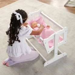 Badger Basket Heirloom Style Doll Cradle 9 Badger Basket Heirloom Style Doll Cradle -Dolls Discount Store GUEST c9d72061 4066 4424 9cdc f84b71ce75b1