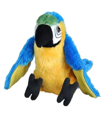 Wild Republic Cuddlekins Mini Blue Yellow Macaw Stuffed Animal, 8 Inches 3 Wild Republic Cuddlekins Mini Blue Yellow Macaw Stuffed Animal, 8 Inches