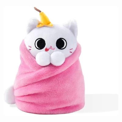 Uncute Purritos 7 Inch Plush Cat In Blanket | Banana Split 3 Uncute Purritos 7 Inch Plush Cat In Blanket | Banana Split