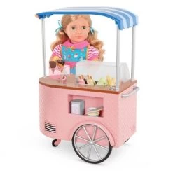 Our Generation Two Scoops Ice Cream Cart Accessory Set For 18" Dolls -Dolls Discount Store GUEST ced10da0 bef4 4ff4 a28c f35e8334ca63
