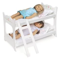Badger Basket White Rose 18" Doll Bunk Bed -Dolls Discount Store GUEST cee9e6ff 9e40 406a 9cb7 a8e0a8afdc6c