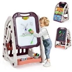 Costway 3-in-1 Kids Art Easel Double-Sided Tabletop Easel W/Art Accessories -Dolls Discount Store GUEST d4a86223 e947 4eb2 ac32 e31f874533ec