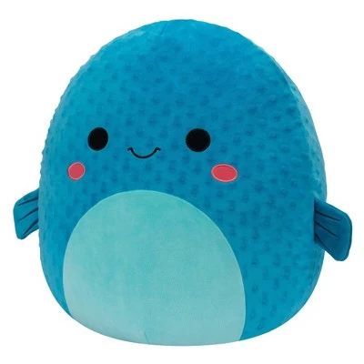 Squishmallows 16" Refalo The Blue Pufferfish Plush Toy 3 Squishmallows 16" Refalo The Blue Pufferfish Plush Toy