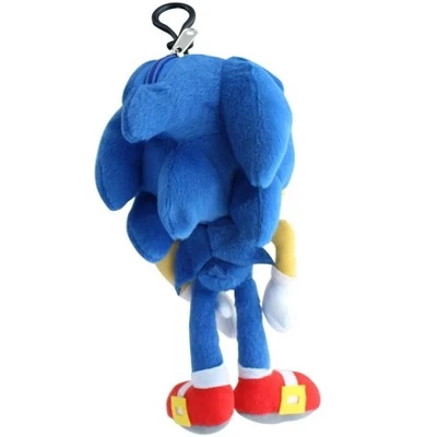 Sonic The Hedgehog 12 Inch Plush Clip On Coin Bag 4 Sonic The Hedgehog 12 Inch Plush Clip On Coin Bag - Image 2