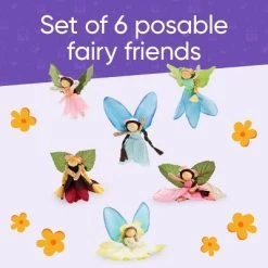 Magic Cabin - Fairy Dolls - Take-Along Posable Pocket Fairies For Kids, Set Of 6 -Dolls Discount Store GUEST d5b5d2b6 c4f0 4c64 a272 1e93ddd8ba4d