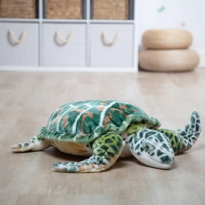 Melissa & Doug Giant Sea Turtle - Lifelike Stuffed Animal (nearly 3 Feet Long) 10 Melissa & Doug Giant Sea Turtle - Lifelike Stuffed Animal (nearly 3 Feet Long) - Image 8