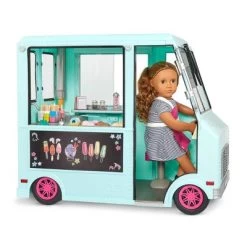Our Generation Sweet Stop Ice Cream Truck With Electronics For 18" Dolls - Light Blue 18 Our Generation Sweet Stop Ice Cream Truck With Electronics For 18" Dolls - Light Blue -Dolls Discount Store GUEST d9aab0f0 633a 4daf 83e4 ba3e97d26dd8