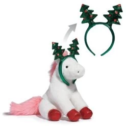 FAO Schwarz Pony With Tree Headband 12" Stuffed Animal -Dolls Discount Store GUEST da8d8346 6f98 49a1 83c9 5369d1d7b12b