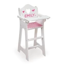 Badger Basket Doll High Chair With Accessories And Free Personalization Kit -Dolls Discount Store GUEST dc3481db 5287 4a6f ae61 d483cd823a00