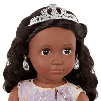 Our Generation Ambreal With Tiara & Floral Gown Outfit 18" Fashion Doll 3 Our Generation Ambreal With Tiara & Floral Gown Outfit 18" Fashion Doll