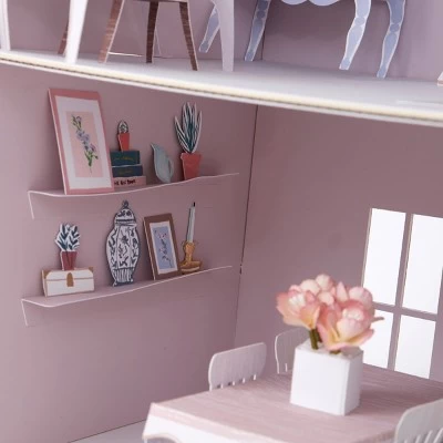 Meri-Meri Meri Meri Mini Paper Dolls House (Pack Of 1) 4 Meri-Meri Meri Meri Mini Paper Dolls House (Pack Of 1) - Image 2