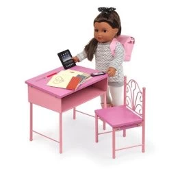 Badger Basket Back-to-School Doll Desk And Chair With Accessories 9 Badger Basket Back-to-School Doll Desk And Chair With Accessories -Dolls Discount Store GUEST e2e278c3 fcf2 4e5b 8b6c ad95ec4d2152