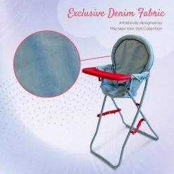 The New York Doll Collection 18 Inch Doll High Chair -Dolls Discount Store GUEST e6a0b55d a4c0 46e8 a26a 4d4a77d47d57