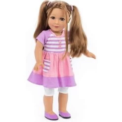 Playtime By Eimmie 18 Inch Doll With Clothing And Backpack Case Allie -Dolls Discount Store GUEST e6f2434d 74fc 4ae2 8c49 77664cb08e39