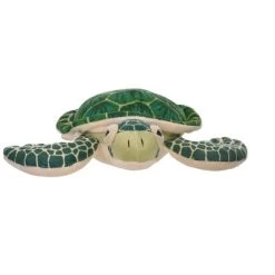 Wild Republic Cuddlekins Mini Green Sea Turtle Stuffed Animal, 8 Inches