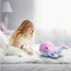 FAO Schwarz Glow Brights Toy Plush LED With Sound Narwhal 17" Stuffed Animal -Dolls Discount Store GUEST ea0294d2 7181 4ab0 bb88 3d7a288e0b4e
