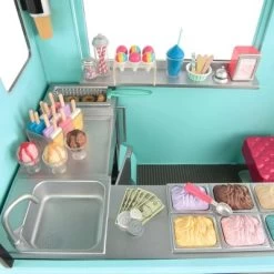 Our Generation Sweet Stop Ice Cream Truck With Electronics For 18" Dolls - Light Blue 22 Our Generation Sweet Stop Ice Cream Truck With Electronics For 18" Dolls - Light Blue -Dolls Discount Store GUEST ee1114f0 b24f 4280 8e13 3f2d2bbf621d