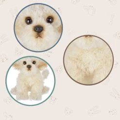 Bearington Bisquit Plush Labradoodle Stuffed Animal Puppy Dog, 13 Inch -Dolls Discount Store GUEST f1133861 d138 479b 9e3c 11e7ee758a24