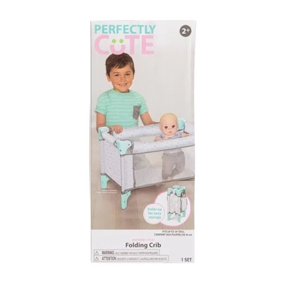 Perfectly Cute Baby Doll Crib Mint Colored 4 Perfectly Cute Baby Doll Crib Mint Colored - Image 2