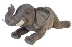Wild Republic Cuddlekins Jumbo African Elephant Stuffed Animal, 30 Inches
