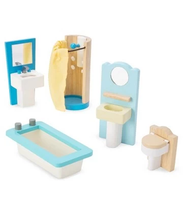 HearthSong 35-Piece Dollhouse Furniture For Kids 4 HearthSong 35-Piece Dollhouse Furniture For Kids - Image 2