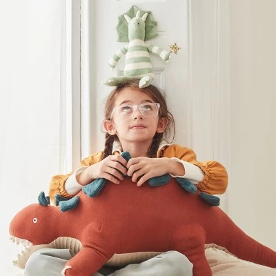 Meri-Meri Meri Meri Small Triceratops Knitted Toy (Pack Of 1) 3 Meri-Meri Meri Meri Small Triceratops Knitted Toy (Pack Of 1)