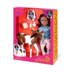 Our Generation 18" Equestrian Doll & Horse Set - Daveen With Foal -Dolls Discount Store GUEST f9f0ee4d a900 40f5 ba23 ebc415e1ddb1