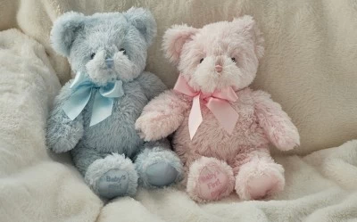 Bearington My First Bear: Classic Hand-Sewn 12-Inch Pink Stuffed Bear 5 Bearington My First Bear: Classic Hand-Sewn 12-Inch Pink Stuffed Bear - Image 3