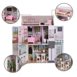 Olivia's Little World By Teamson Kids Wooden Dreamland Farmhouse Dollhouse Set -Dolls Discount Store GUEST fbfbb2a9 719d 4412 b397 63d666b3c475