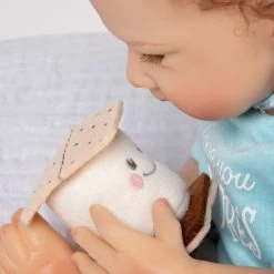 Paradise Galleries Reborn Baby Doll I Love You S-Mores 20 Inch Baby Doll - Brown Hair/Blue Gray Eyes -Dolls Discount Store GUEST fc769c39 c18d 49e0 9ab9 09088b1c0d02