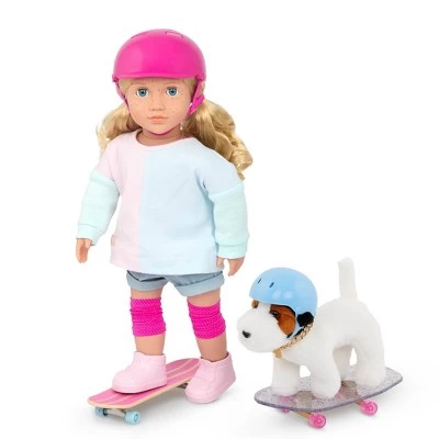 Our Generation Pro Skater Pup Posable 6" Pet Accessory Set 4 Our Generation Pro Skater Pup Posable 6" Pet Accessory Set - Image 2