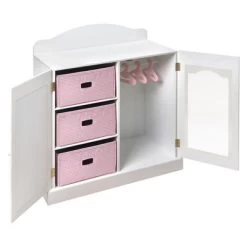 Badger Basket Mirrored Doll Armoire With Baskets -Dolls Discount Store GUEST fc9746e9 cf0d 4ccc 8b1a e9beb149b7a1